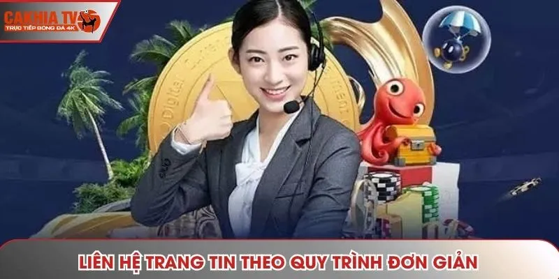 Liên hệ trang tin theo quy trình đơn giản