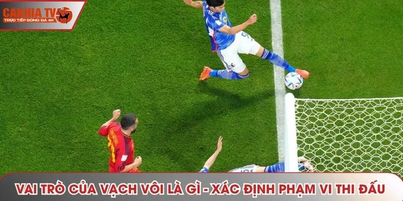Vai trò của vạch vôi là gì - Xác định phạm vi thi đấu